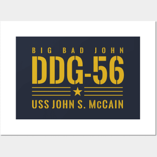 USS John McCain Posters and Art